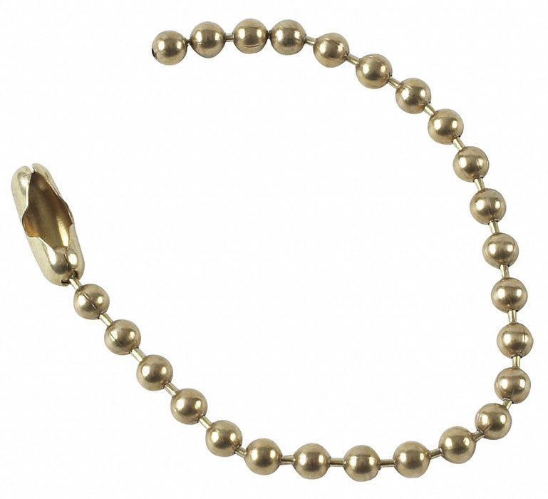 Chain 4 1/2 in L Brass PK100