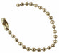 Chain 4 1/2 in L Brass PK100