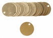 Blank Round Tag Brass 1 1/2in dia PK25