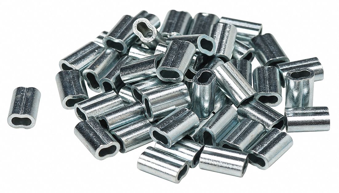 Fastener Wire Clamp 3/8 in L Zinc PK50