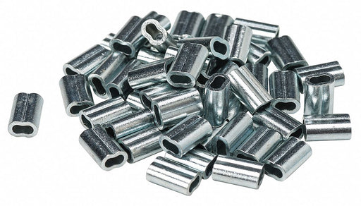 Fastener Wire Clamp 3/8 in L Zinc PK50
