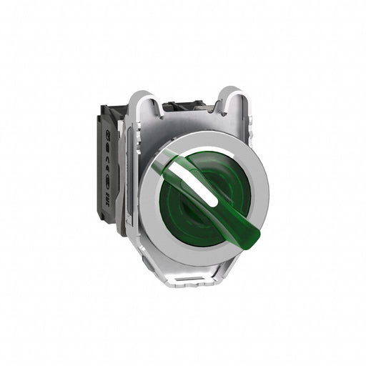 SelectorSwitch Illum 2Pos 30mm Green