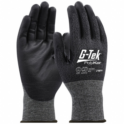 Knit Gloves A4 Gray 9.5 L L PR