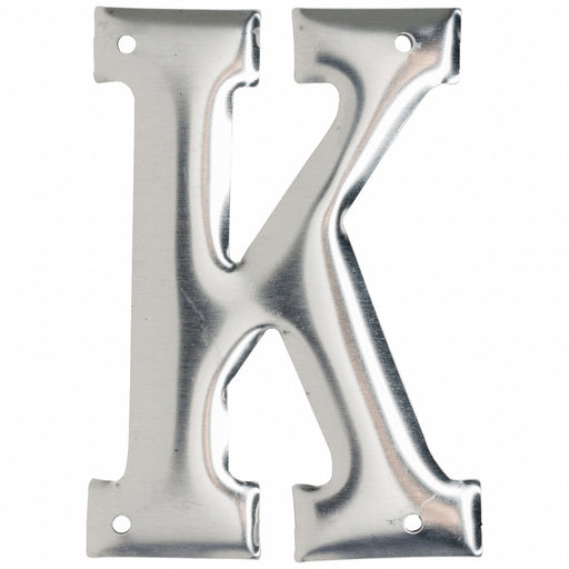 Letter Aluminum Roman 3 in H K PK10
