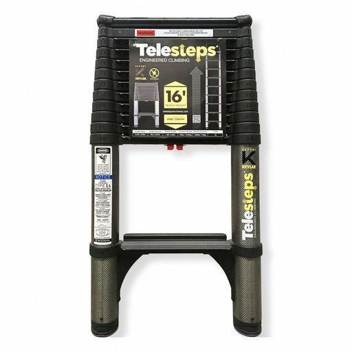Telescoping Ladder Gray Composite