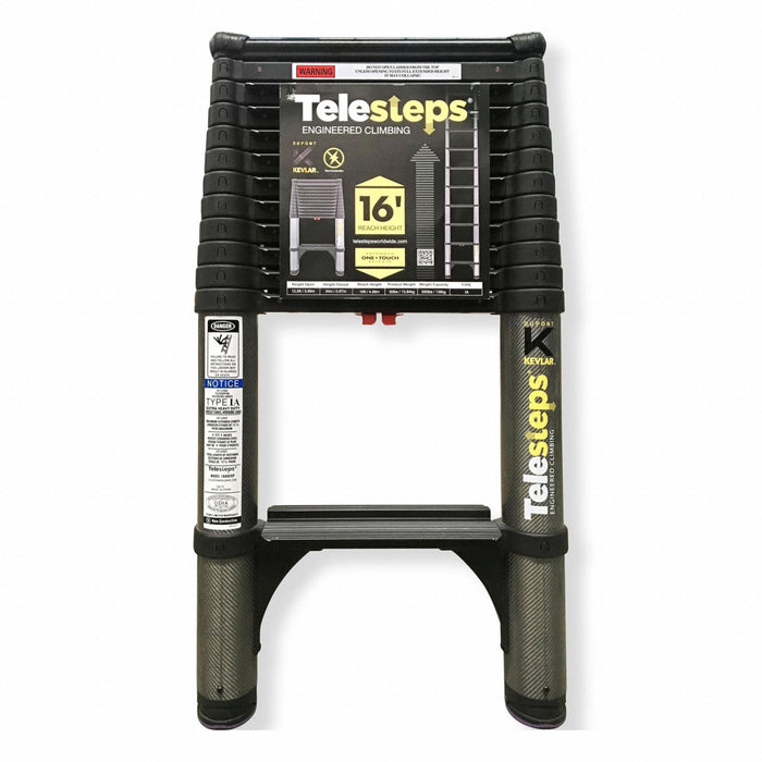 Telescoping Ladder Gray Composite