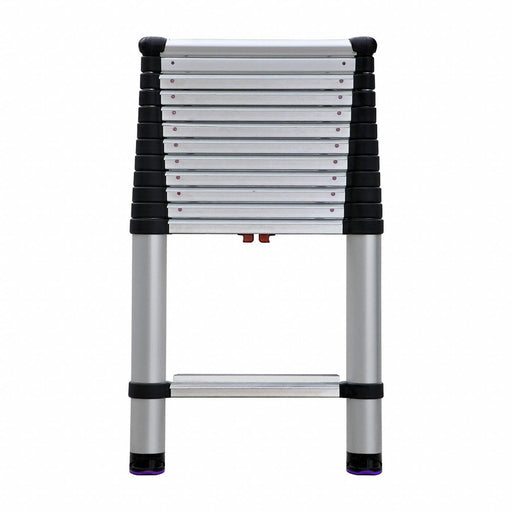 Telescoping Ladder Silver Aluminum