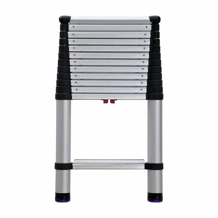 Telescoping Ladder Silver Aluminum