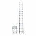 Telescoping Ladder Silver Aluminum