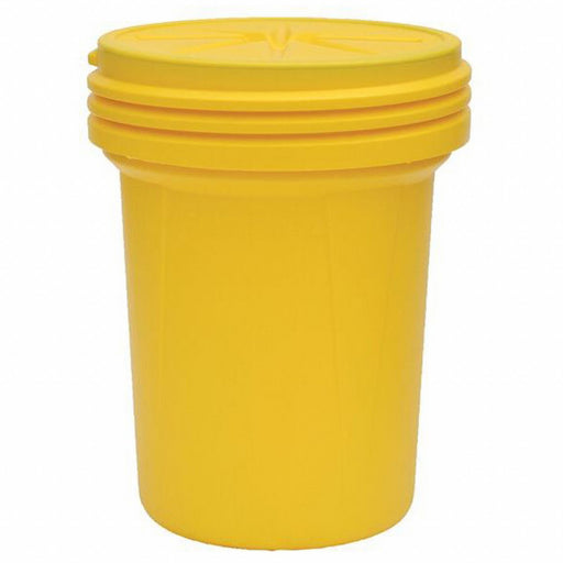 Salvage Drum HDPE 28.25 in H Yellow