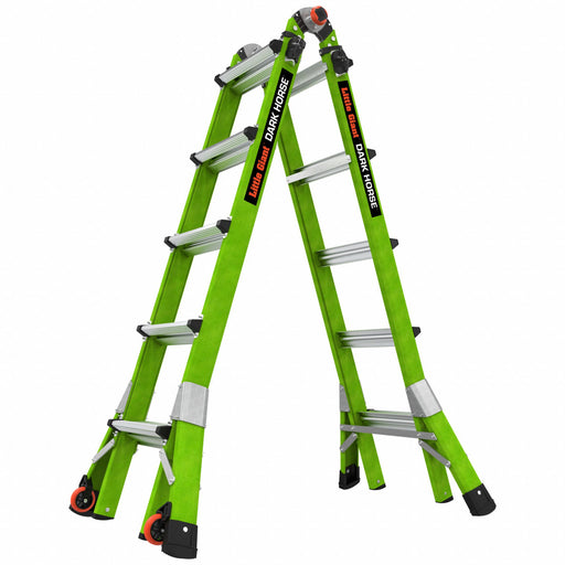 Ladder Fiberglass 5 to 9 ft H 300 lb Cap