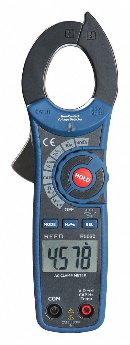 Clamp Meter 400A AC Temp