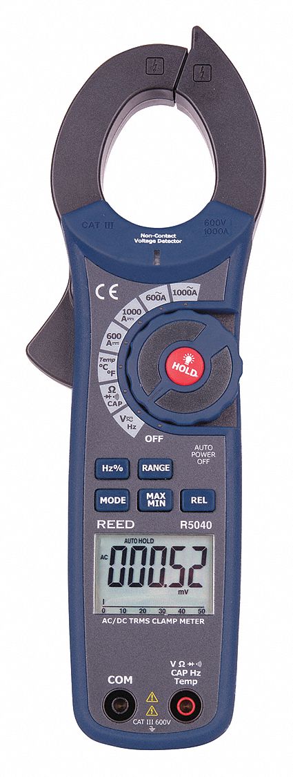 Clamp Meter TRMS Temperature