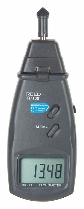 Laser Tachometer +/-0.05% RPM Acc LCD