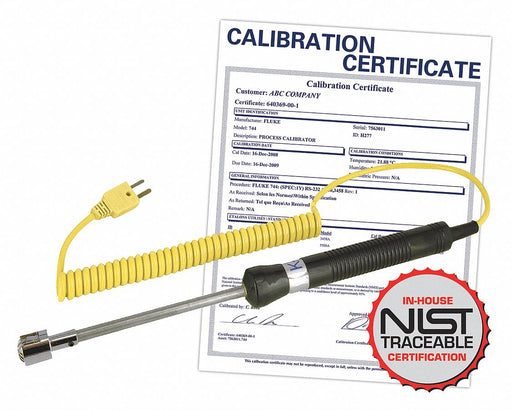 Probe Type K Surface Nist Cert Yel