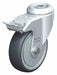 Kingpin Swivel Caster TPR 3-1/8 Brake