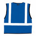 Safety Vest Blue Size 4XL/5XL