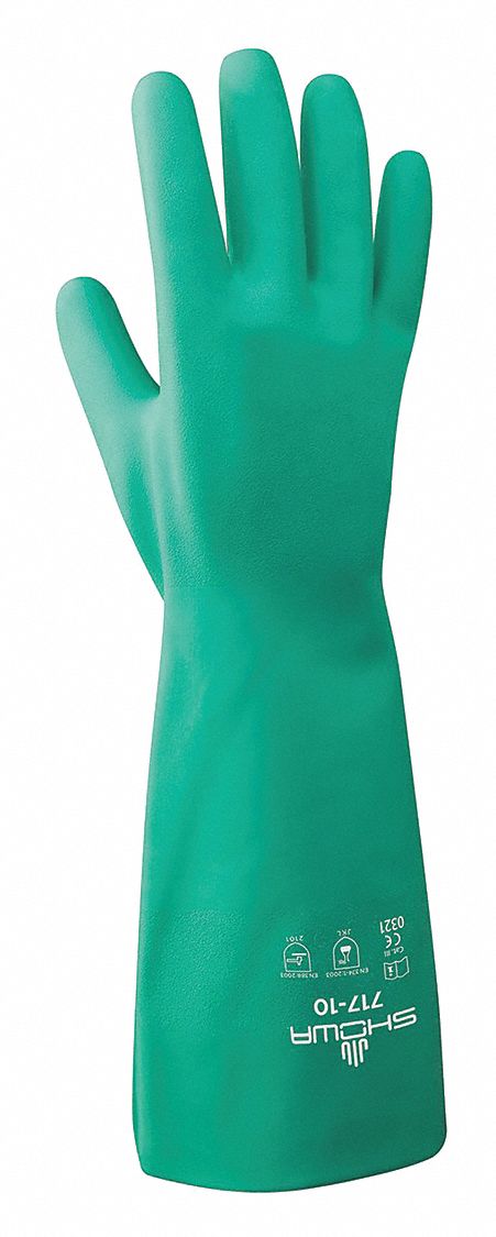 K2531 ChemResistantGloves Grn Straight XS 6 PR