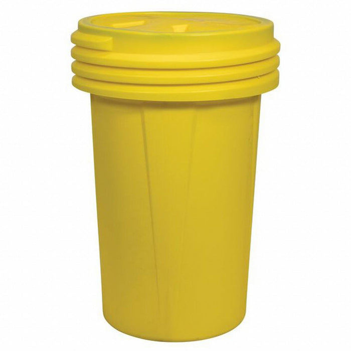 Overpack Drum HDPE 40 in H Yellow