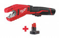 Cordless Tube Cutter Kit 2 Batteries