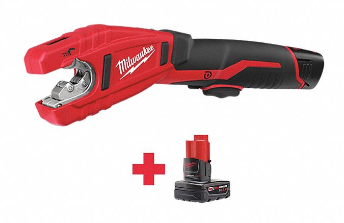 Cordless Tube Cutter Kit 2 Batteries