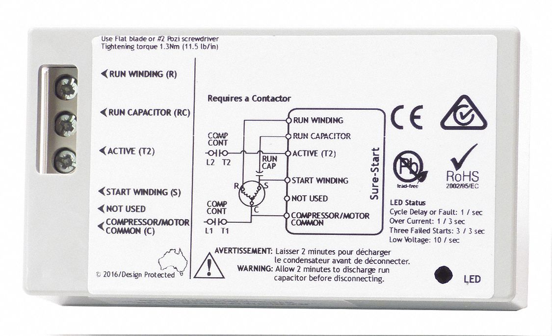 Soft Start 208 to 230V AC 16 A