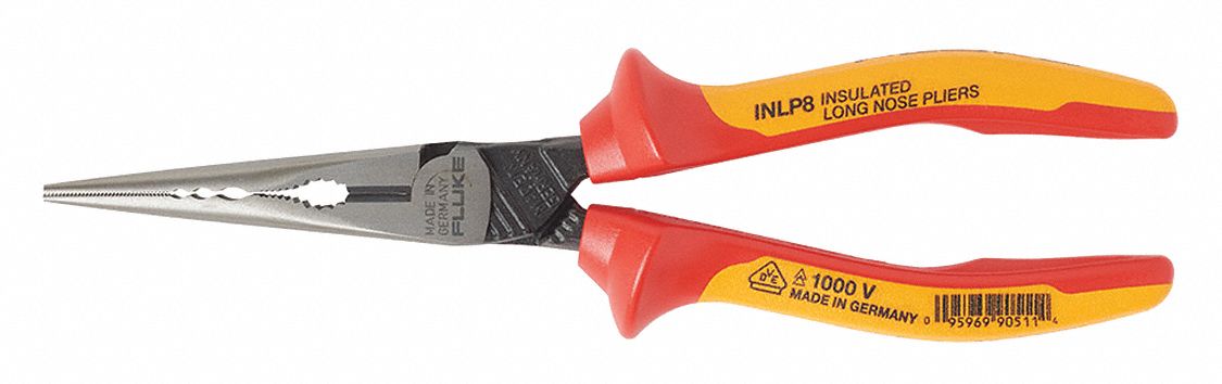 Insulated Long Nose Pliers 8 L