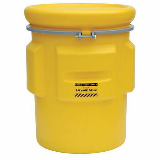 Salvage Drum HDPE 38.875 in H Yellow