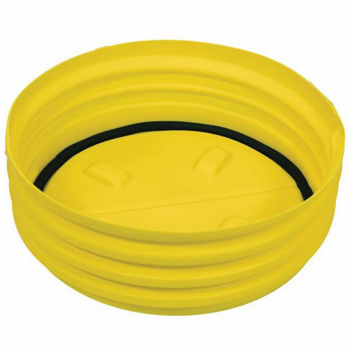 Lid Screw On Yellow Plastic 95 gal