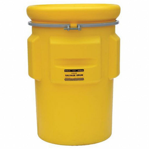 Salvage Drum HDPE 44.375 in H Yellow