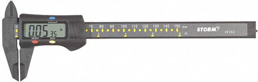 Plastic Dig Caliper 6 /150mm w/Fraction