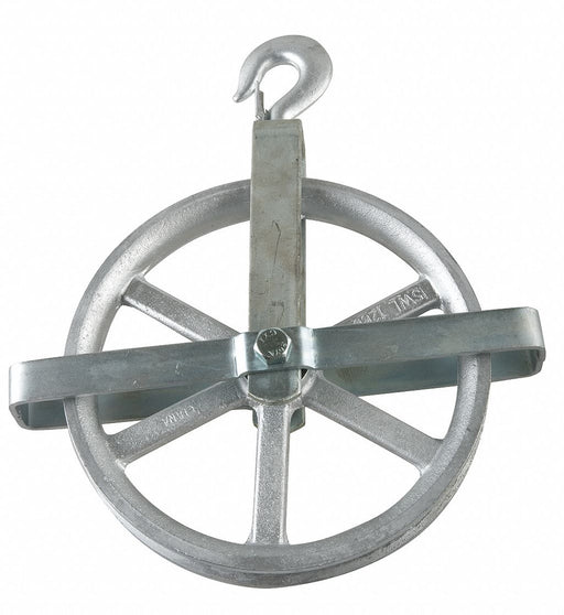 Pulley Block Swivel Hook 1 in Rope dia.