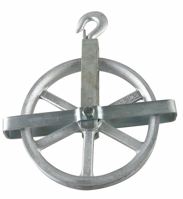 Pulley Block Swivel Hook 1 in Rope dia.