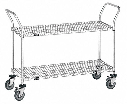 Utility Cart Cap 400 Lb 36x18 2 Shelves