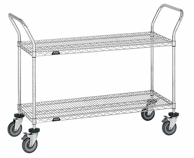 Utility Cart Cap 400 Lb 36x18 2 Shelves