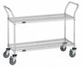 Utility Cart Cap 400 Lb 36x18 2 Shelves