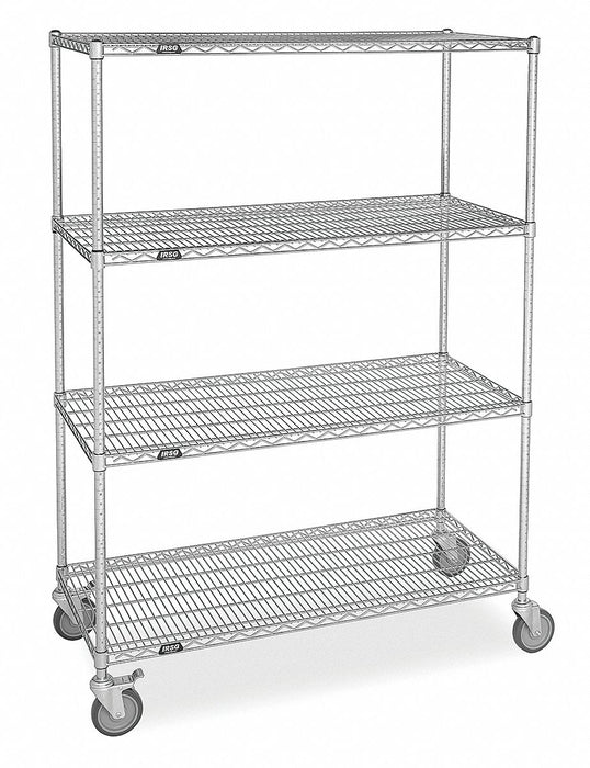 Wire Shlvng 24x80x48in Shlf Cap 250lb