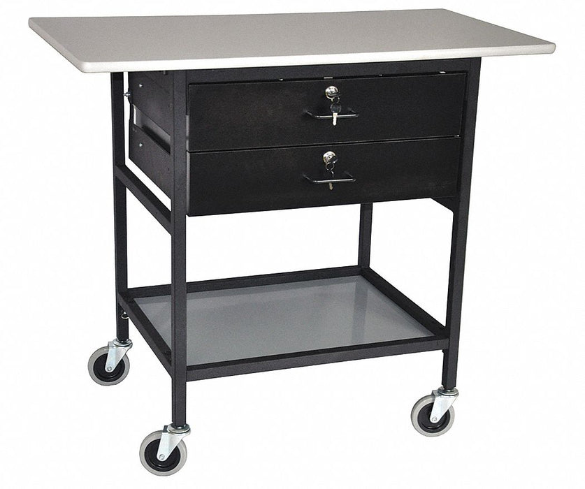 Ergonomic Mobile Work Table 40 in L