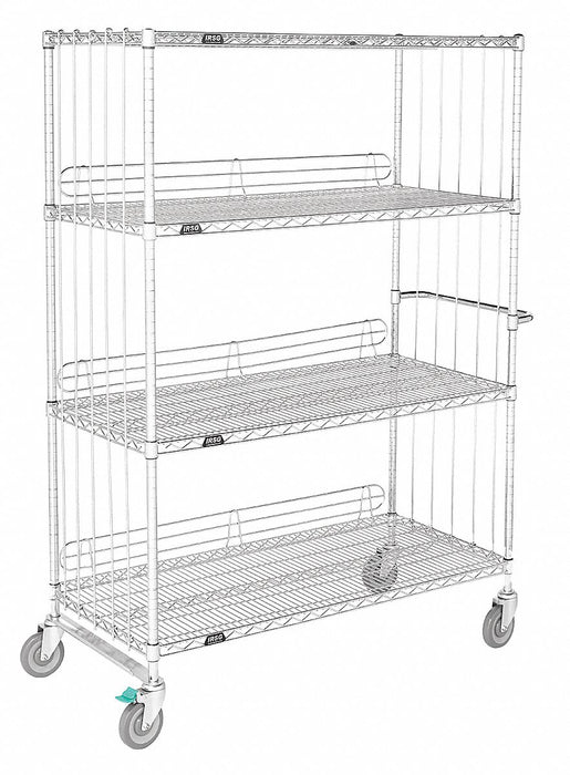 Wire Cart 24 in W 48 in L Steel