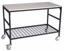 Adjustable Mobile Work Table 26 in W