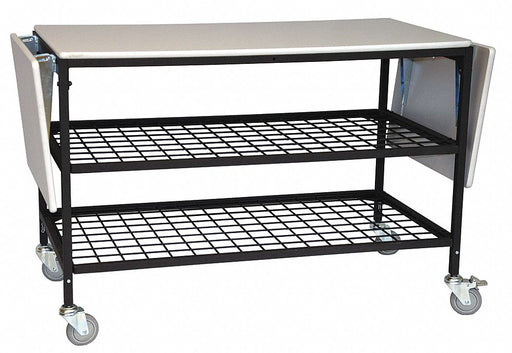Adjustable Mobile Work Table 51 in L