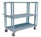 Stock Cart 3000 lb 2 Shelf 60 in L