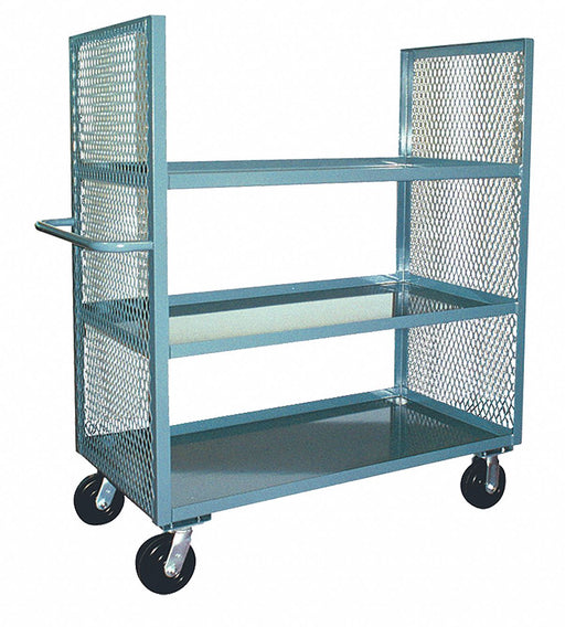 Stock Cart 3000 lb 3 Shelf 48 in L