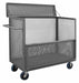 3 Sided Mesh Cart w/Drop Gate 3600 lb.