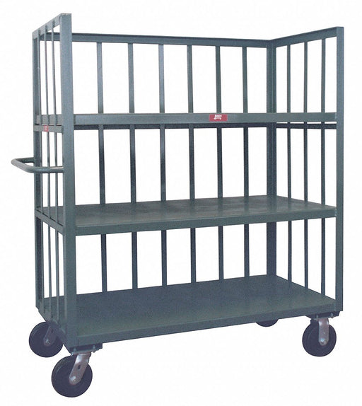 Stock Cart 3000 lb 3 Shelf 48 in L