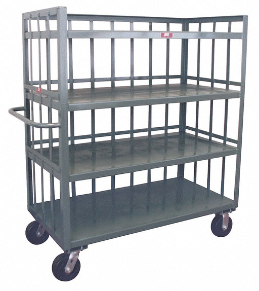Stock Cart 3000 lb 4 Shelf 72 in L
