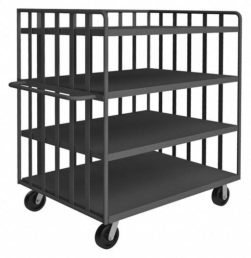 Stock Cart 3000 lb 4 Shelf 48 in L