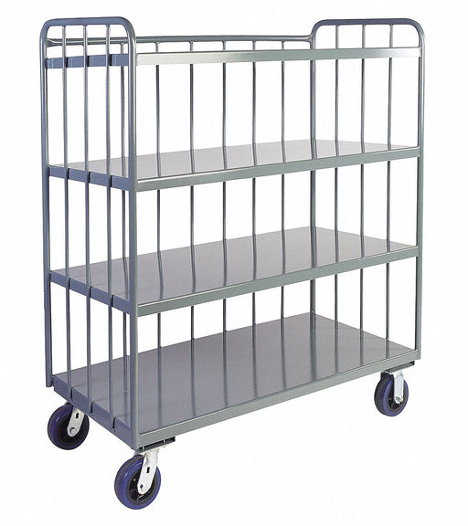Stock Cart 3000 lb 4 Shelf 60 in L