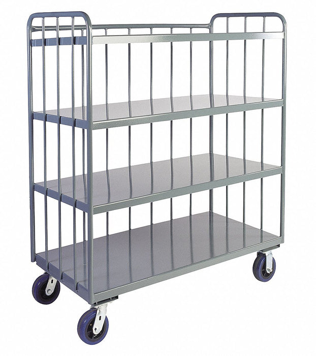 Stock Cart 3000 lb 4 Shelf 60 in L