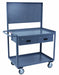 Mobile Wrkstion Steel 36 L 24 W 2 Shelf